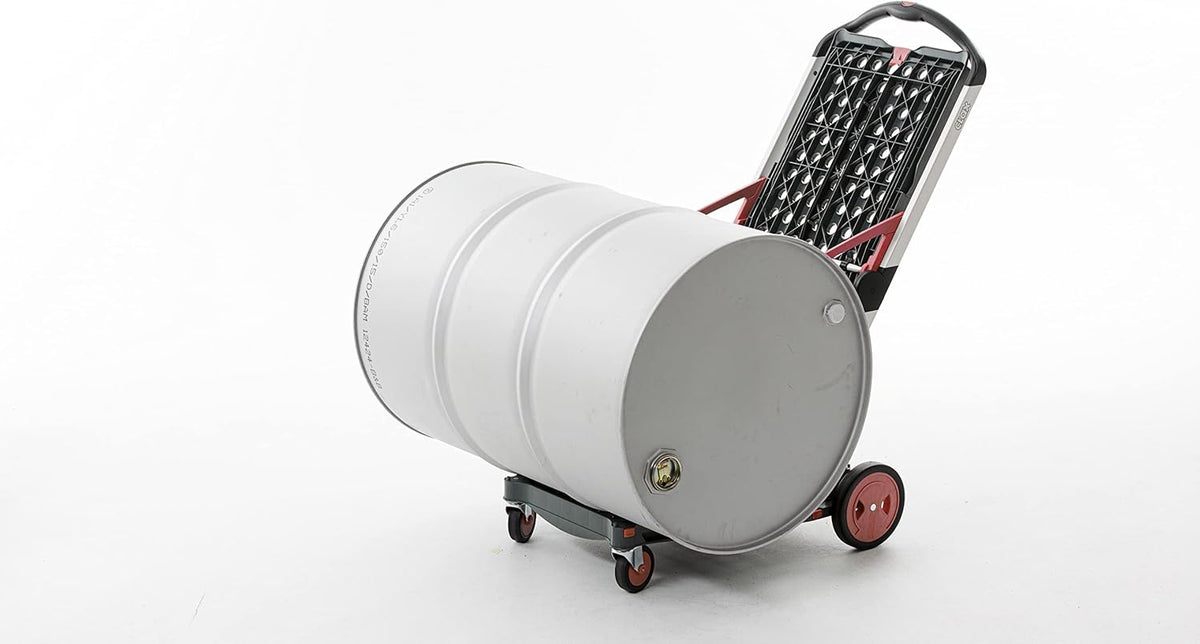 Carros plegables, funcionales y versátiles | Carro plegable móvil | Carrito de la compra con caja de almacenamiento (negro)