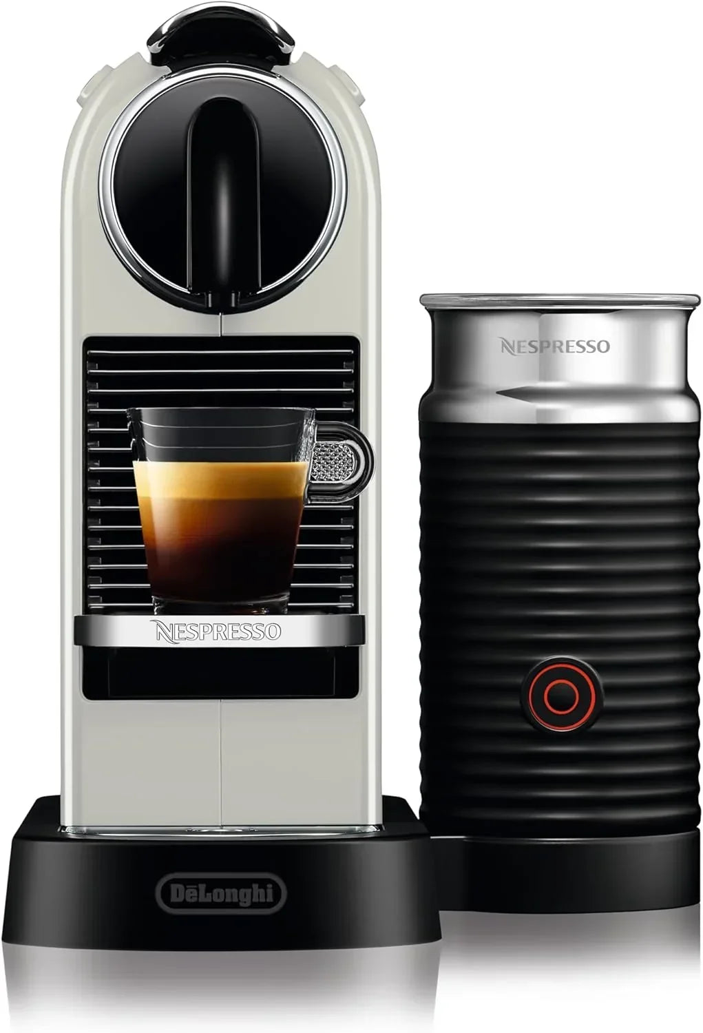 DeLonghi Nespresso Citiz EN267.WAE Cafetera de cápsulas, sistema de extracción especial, 1710 W, 1 L, plástico, Blanco