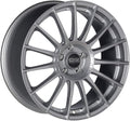 OZ J17895075SLM.MSBL Llanta Superturismo Lm, Anchura x Altura: 7,5x17, Intereje (Número de orificios x mm): 5x112, Desplazamiento (ET): 50 mm, Acabado: Plata Mate con Letras Negras