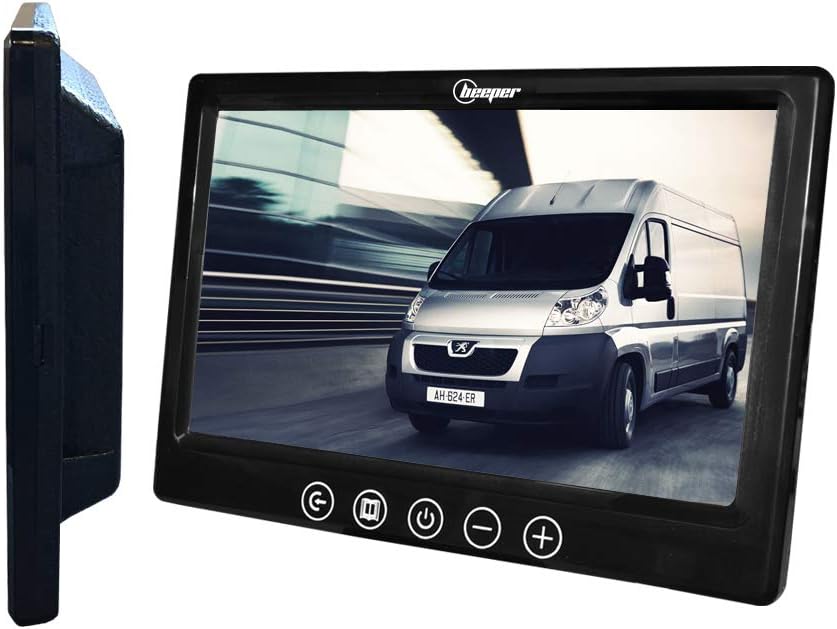 BEEPER Cámara de visión trasera para autocaravana, 7 pulgadas, cámara blanca RWEC79X
