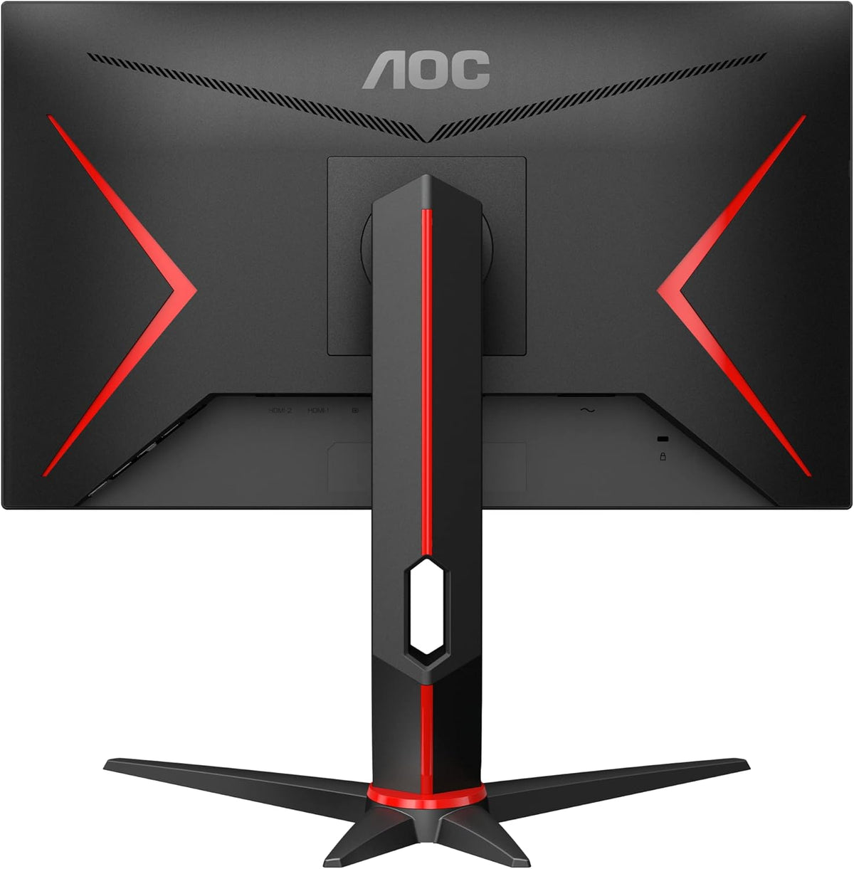 Monitor AOC Gaming 24G2SP FHD 24" 165 Hz, 1 ms, FreeSync Premium (1920 x 1080, VGA, HDMI, DisplayPort) Negro/Rojo