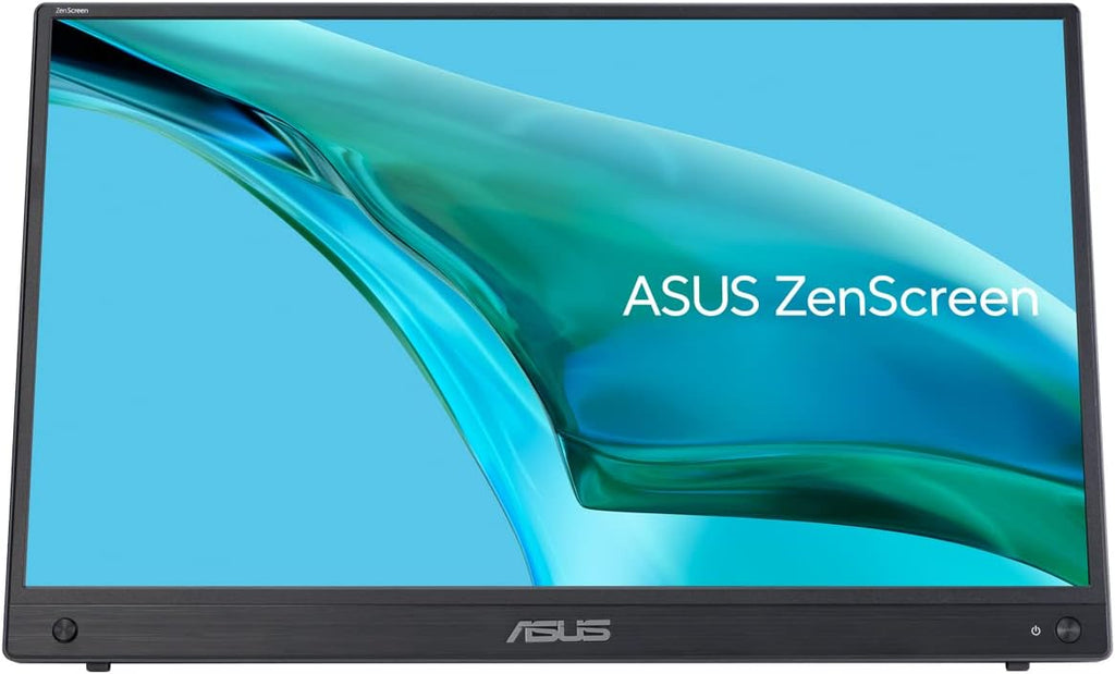 ASUS ZenScreen MB16AHG – Monitor portátil 15,6", FHD 1920 x 1080, Teletrabajo, IPS, 144Hz, USB-C, Mini-HDMI, FreeSync Premium, soporte ergonómico, filtros de luz azul, para portátil y consola