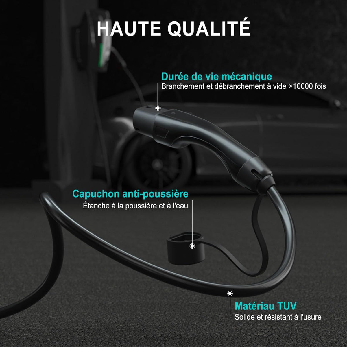 Cable de carga para coche BENY (5m, 22kW)