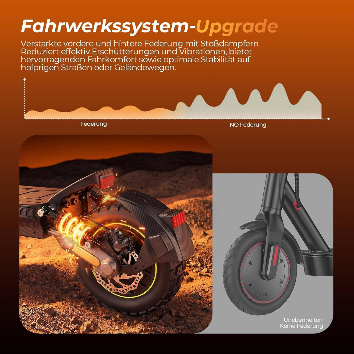Patinete eléctrico con homologación (ABE), autonomía de 70 km, e-scooter todoterreno con doble suspensión, patinete de 10 pulgadas con capacidad de carga de 150 kg, pantalla LCD, patinete eléctrico plegable para adultos y viajeros.