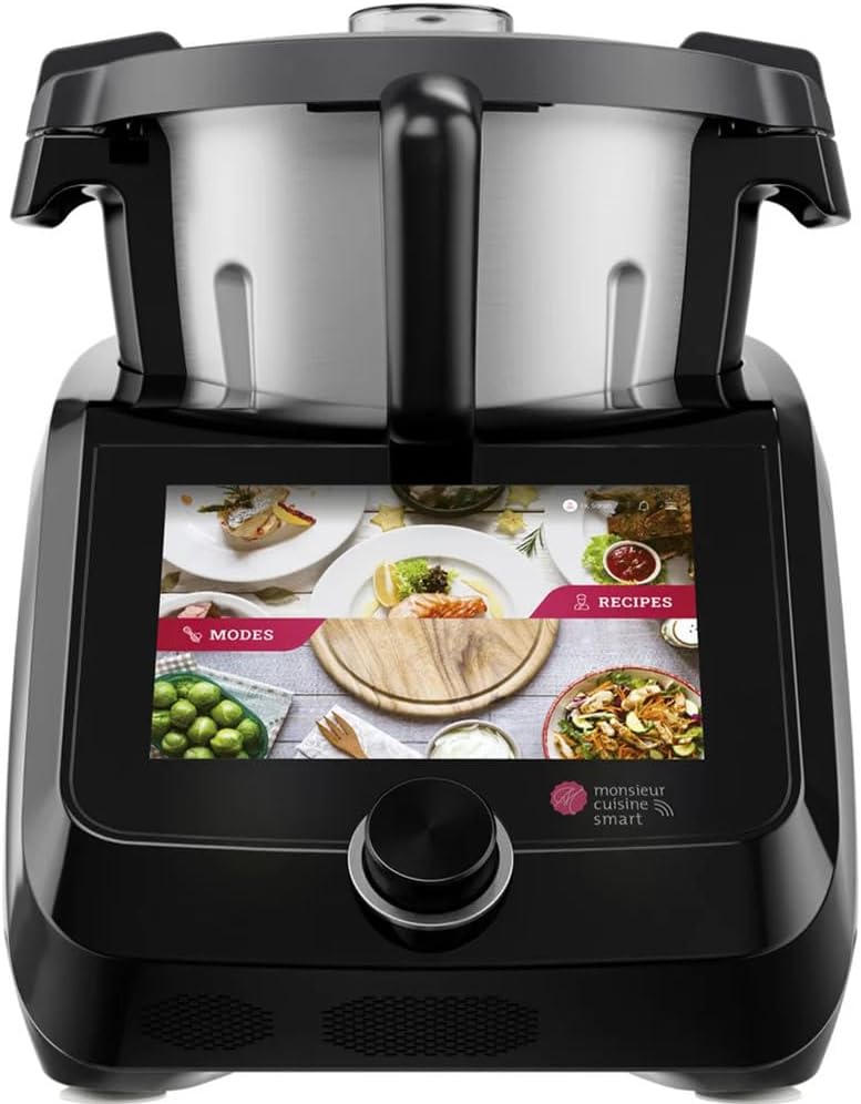 PSIDE SILVERCREST® Monsieur Cuisine Smart BLACK EDITION »SKMS 1200 B1«, 1200 W negro