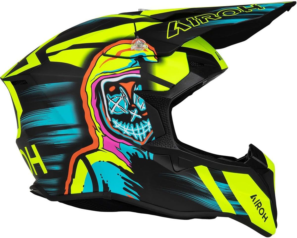 Casco de motocross AIROH Wraaap multicolor WRC31