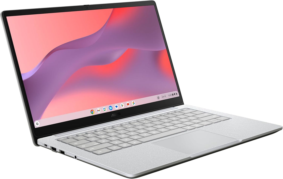 ASUS Chromebook Plus CX1405CTA-S60060 Portátil de 14 pulgadas FHD 60Hz (Procesador Intel Core 3-N355 3.9 GHz, 8GB LPDDR5, 128GB eMMC, Gráficos Intel UHD) ChromeOS – Teclado AZERTY