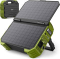 Estación de energía portátil BROWEY con panel solar, panel de carga solar propio de 12-40W, 614Wh, 1000W de potencia nominal, generador solar de 2000W de potencia máxima para camping al aire libre, caravaning y preparación para emergencias.