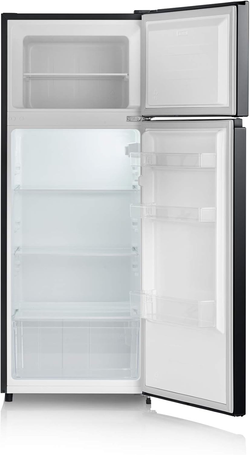 Severin DT 8762 frigorífico-congelador Independiente 206 L E Negro