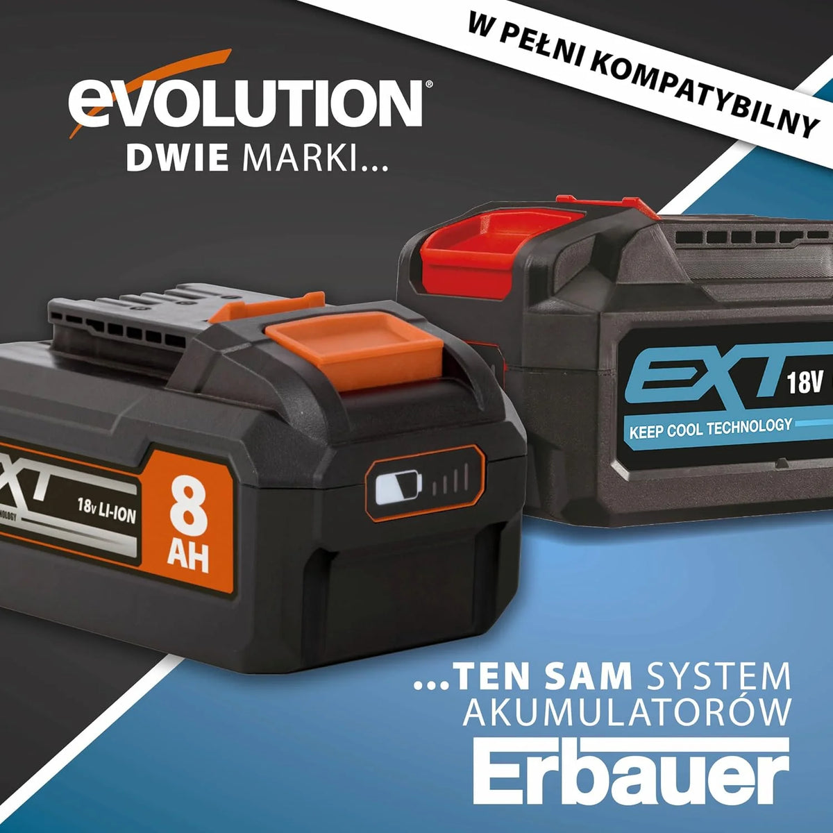 Evolution Power Tools R185CCS-Li Pilarka tarczowa akumulatorowa bezszczotkowa 18 V Li-Ion z tarczą do wielu materiałów, do cięcia drewna, metalu, plastiku, z prowadnicą, bez akumulatora, 185 mm
