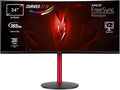 Acer Nitro XZ342CUPbmiiphfx - Monitor Gaming de 34" WQHD, 144 Hz (3440x1440, 21:9, FreeSync, 1ms VRB, 400 nits, Comfyview, BlueLightShield, 2xHDMI 2.0/1xDP 1.2) Monitor Curvo Inclinable, Color Negro