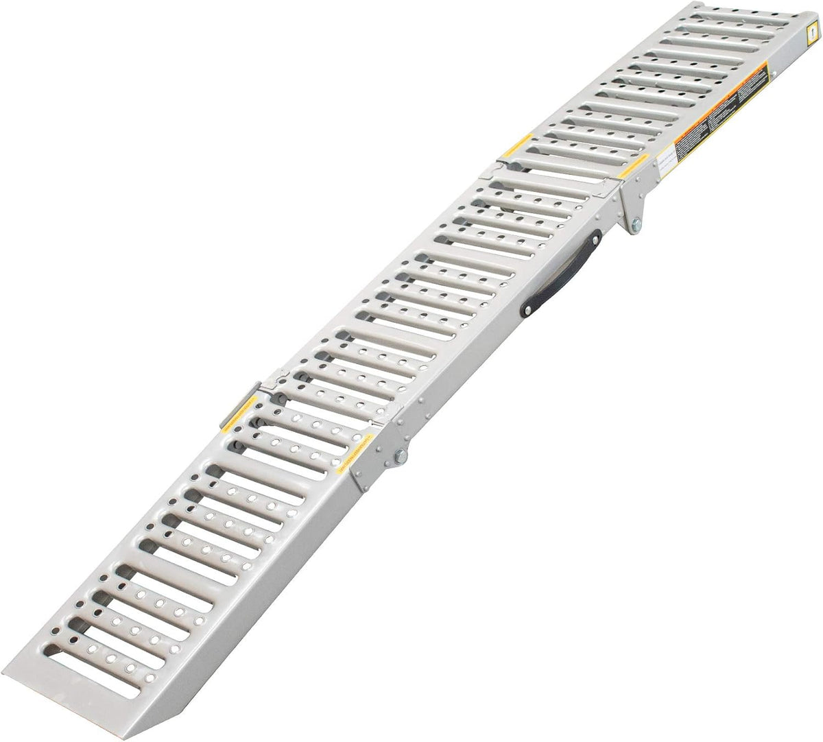 TECHNIC SK2667 Juego de 2 rampas de acceso para motos, coches y quads, capacidad de carga máxima total de 1600 kg, de acero perfilado, posiciones plegada y desplegada, longitud máxima 2 m