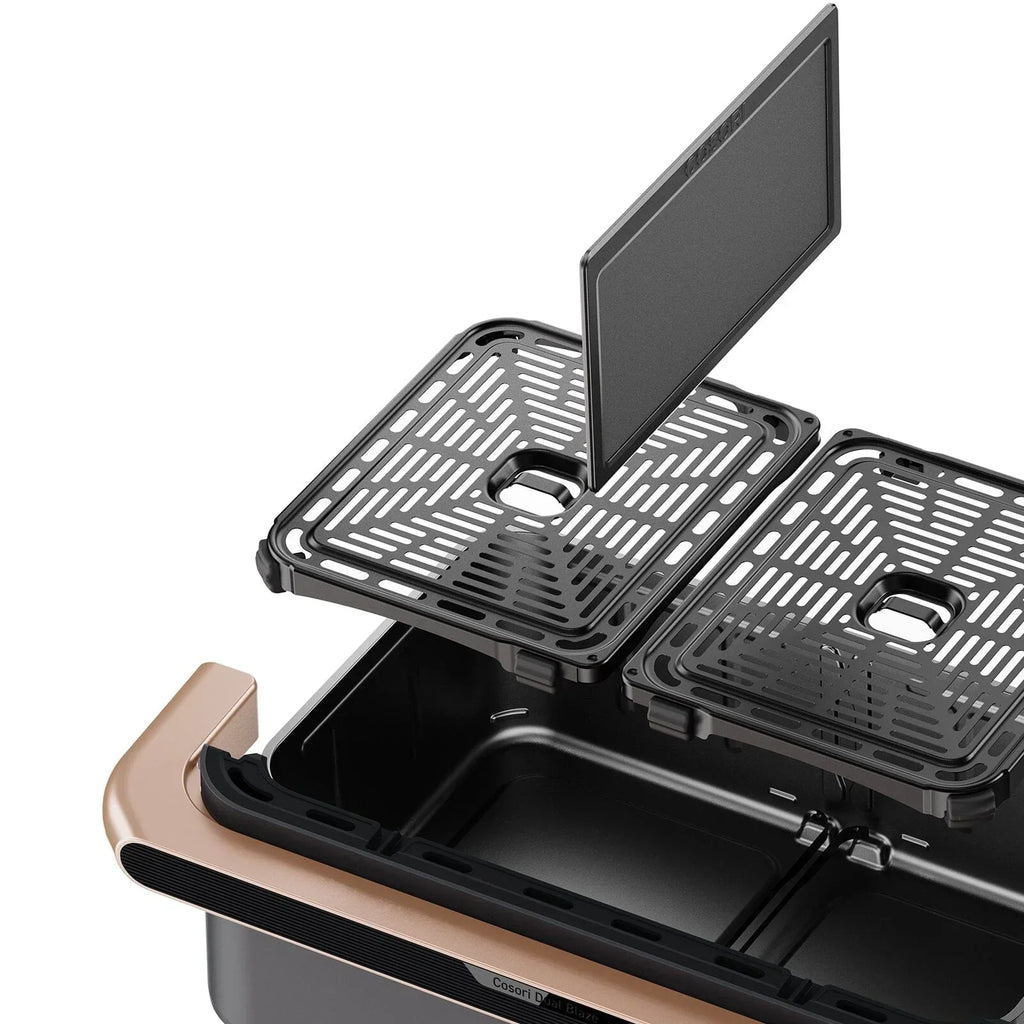 Freidora de aire inteligente Cosori Dualblaze TwinFry de 10 L (5 L + 5 L)