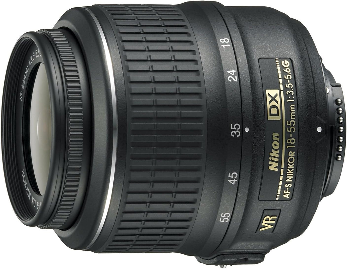 Nikon - Zoom 3x AF-S DX Nikkor 18-55 mm f/3,5-5,6G VR (Reacondicionado)