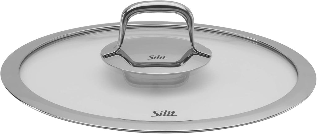 Juego de ollas Silit Compact, 4 piezas, apto para inducción, set de ollas con tapa de cristal, cerámica funcional Silargan, ollas para inducción sin níquel, color petróleo