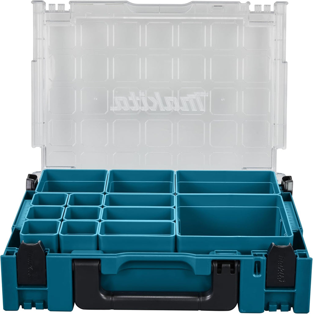 Juego organizador tipo MAKPAC clipable y apilable - MAKITA 191X80-2