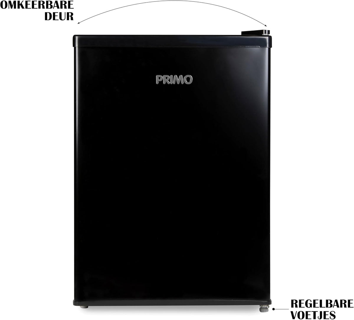 PRIMO PR155FR Frigorífico de sobremesa - 66L - E - Independiente - Negro