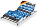 Somier de láminas con platos CubeSleep de 7 zonas Cloud 90x200 cm | Cabecero y piecero regulables eléctricamente | Fabricado en Alemania | Certificado GS – seguridad comprobada | completamente montado