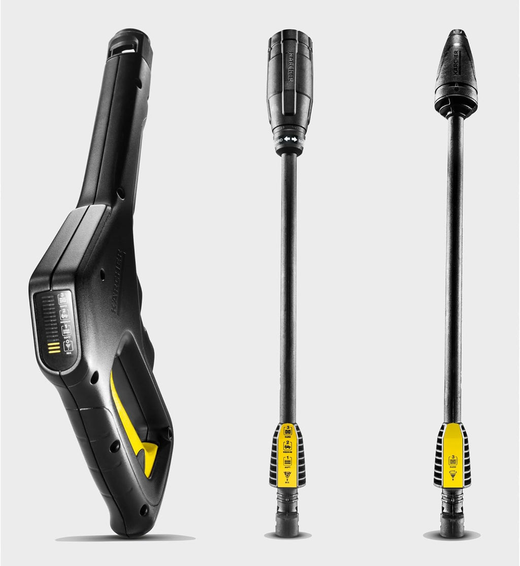 Hidrolimpiadora Kärcher K 3 Power Control, Presión: máx. 120 bar, Caudal: 380 l/h, Superficie: 25 m²/h, filtro de agua, peso: 4,4 kg, pistola y manguera de alta presión, boquilla rotativa, lanza