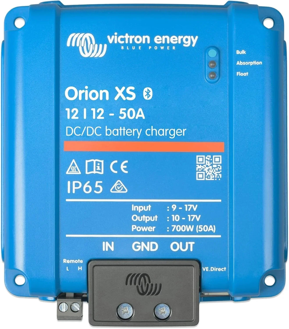 Cargador CC-CC Victron Energy Orion XS Smart 12V/12V 50A 700W con protección de batería extendida para baterías de 12V