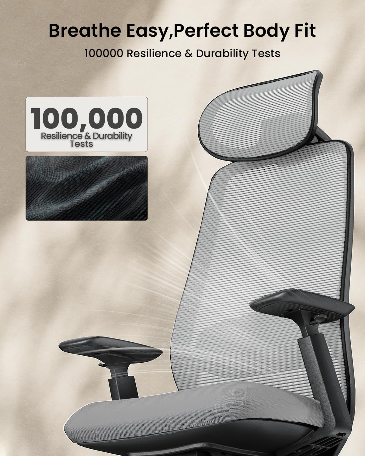 ProtoArc Ergonomiczne krzesło do domu i biura