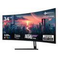 Monitor gaming curvo Minifire de 34 pulgadas 1500R 165Hz 3440x1440 1ms MPRT FreeSync HDR VA 2xHDMI 2.1 1xDP 1.4 MFG34C5Q