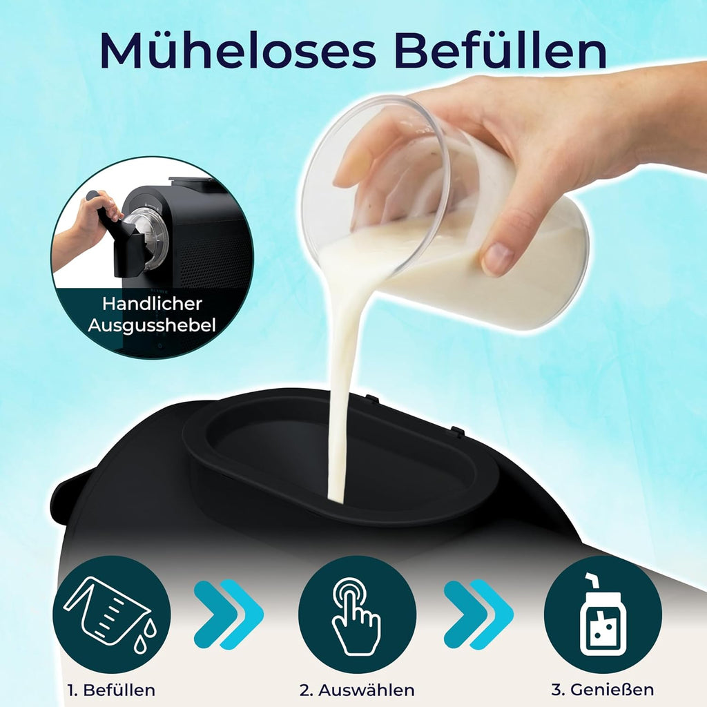 Máquina de helados, granizadora y máquina de sorbete KLAMER con 7 programas: helado suave, granizado, frappé y más, capacidad de 1,5 L, limpieza automática, no requiere hielo, incluye recetario digital