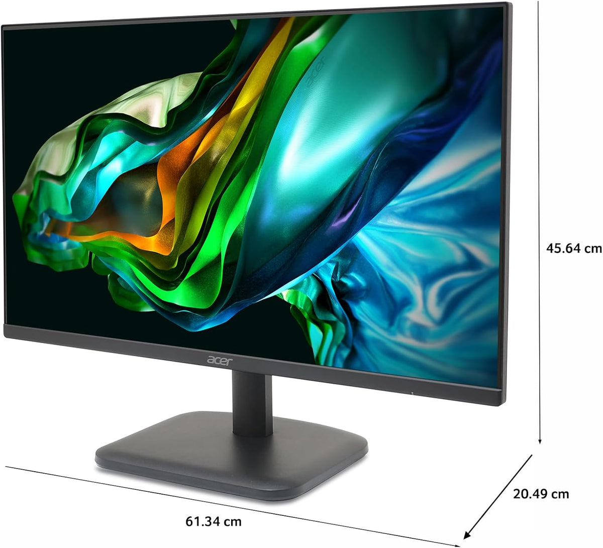 Acer EK271Hbif - Monitor de PC 27" Full HD, 100Hz HDMI/75Hz VGA (1920x1080, 16:9, FreeSync, 1ms VRB, 250 Nits, Comfyview, BlueLightShield, Flicker-Less, 1xVGA/1xHDMI 1.4) Monitor de PC, Color Negro