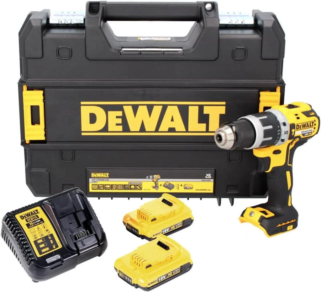Dewalt Dcd796D2-Qw Wiertarko-Wkrętarka, Czarny/Żółty, 19 x 6,7 x 20,3 cm; 3,9 kg