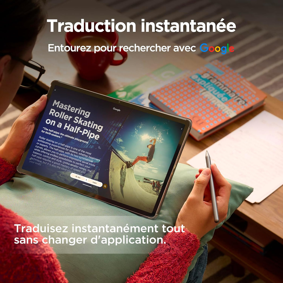 Lenovo Idea Tab Pro - Tablette táctil, IA integrada 12.7'' 3K, 144Hz (MediaTek Dimensity 8300, 8 núcleos, RAM 8GB, UFS 4.0 256GB, Android 14, Wifi6E + Bluetooth) Lenovo Tab Pen Plus + Teclado - Gris