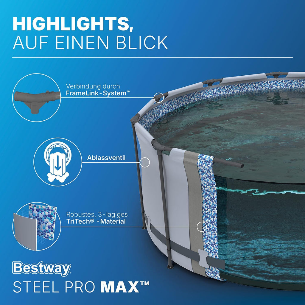 Piscina desmontable Bestway Steel Pro Max 5616B-7 366 x 100 cm
