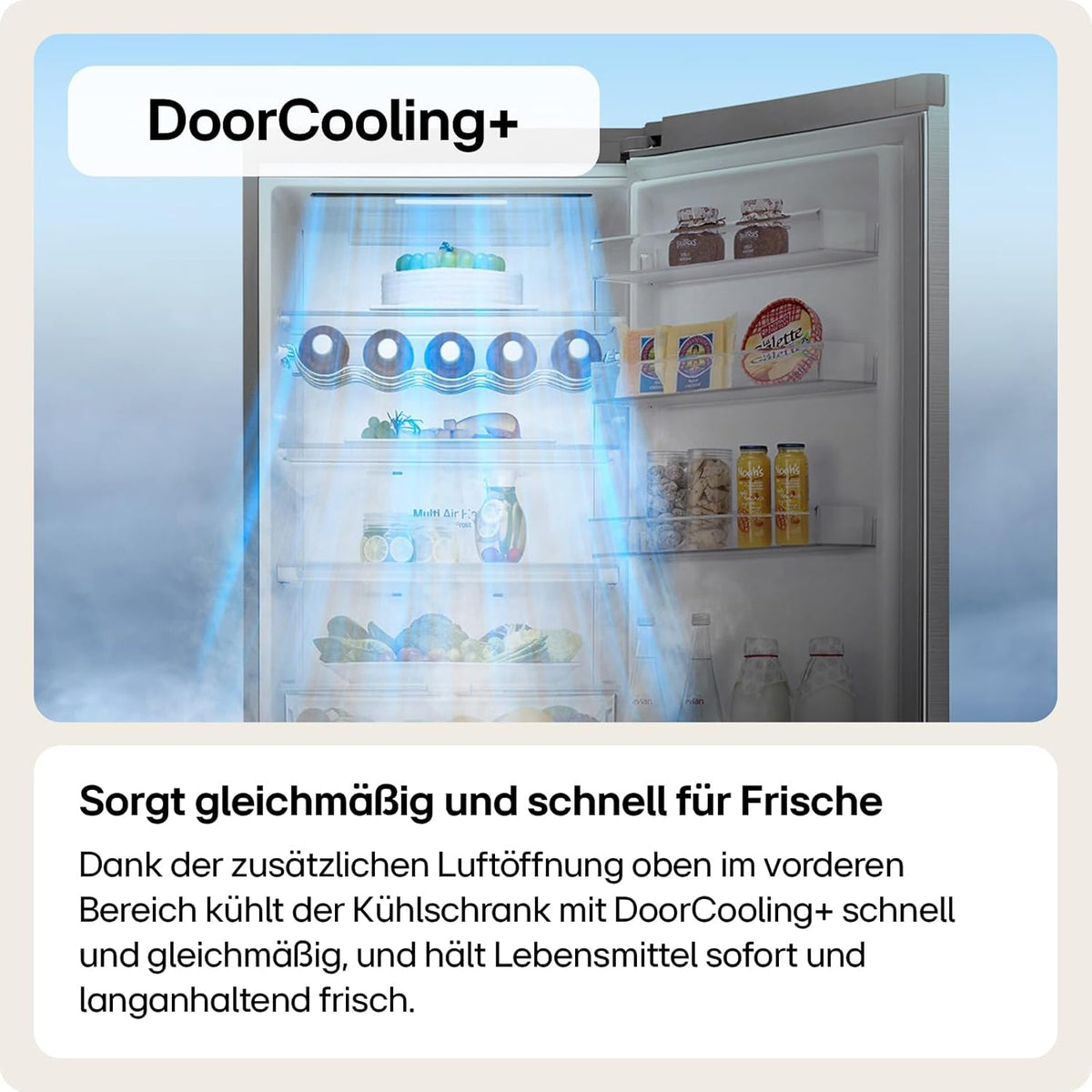 Frigorífico Side by Side LG GSGV81PYLL, Clase E, 635 L, Instaview, frigorífico con congelador, dispensador de hielo, hielo picado y agua, Total NoFrost, compresor Smart Inverter, Wi-Fi