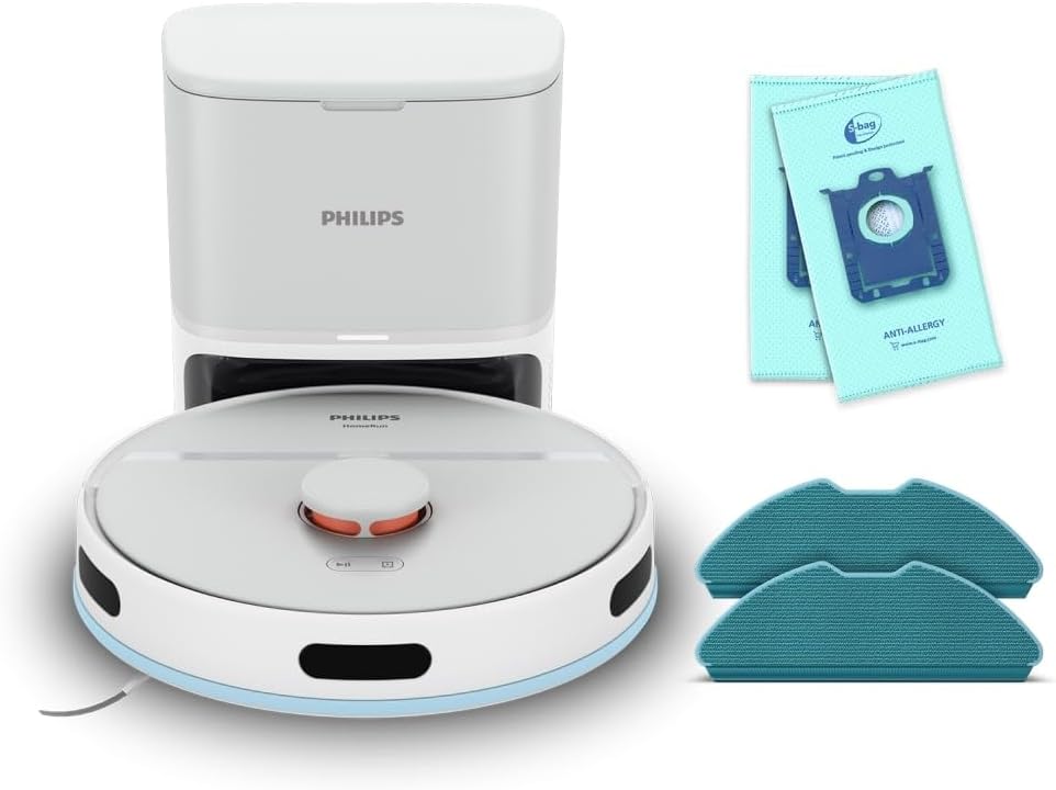 Philips HomeRun Robot Sprzątający serii 2000, 2700 Pa, Stacja Opróżniania