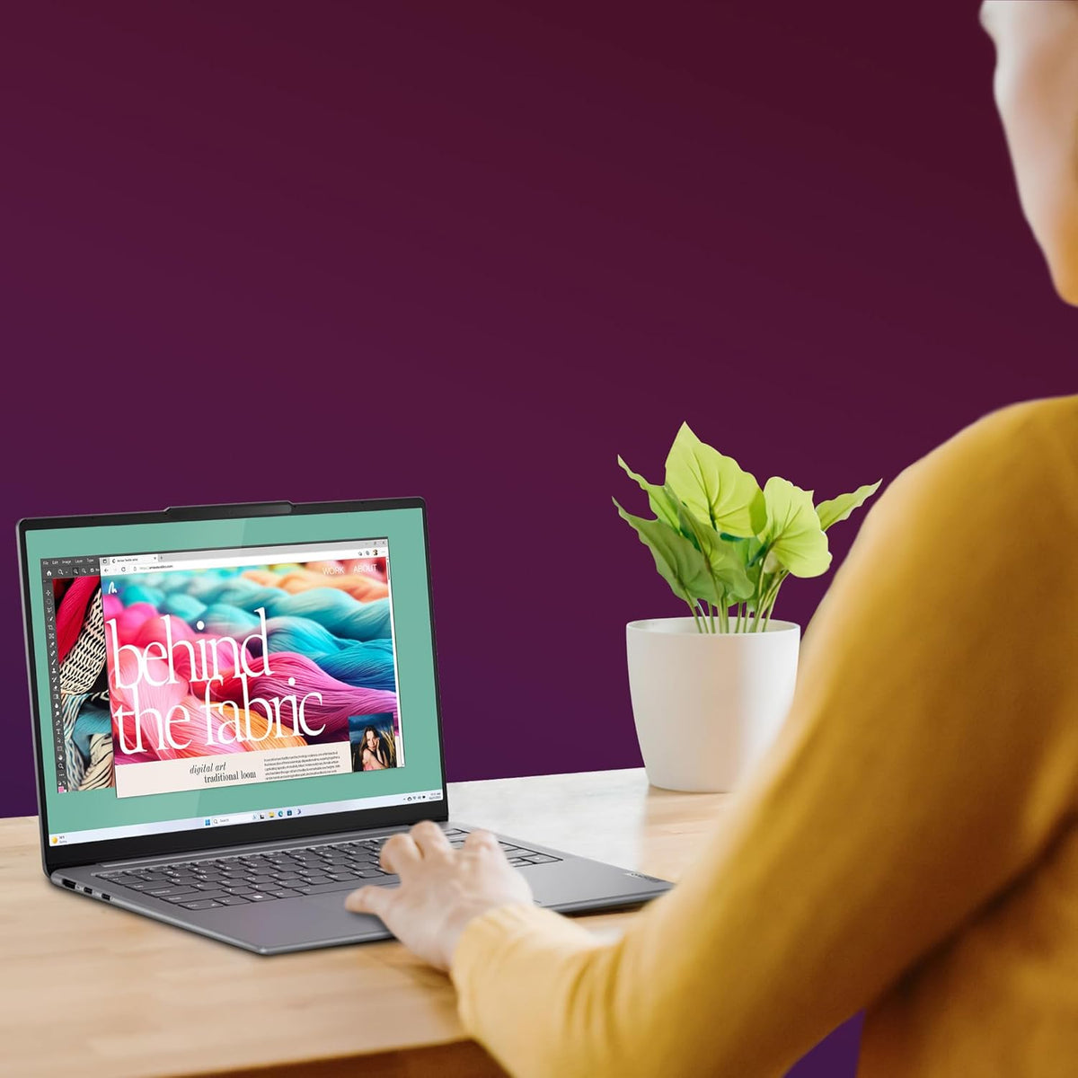 Lenovo Yoga Slim 7 14IMH9 - Portátil 14'' OLED WUXGA (Intel Core Ultra 7 155H, 32 GB RAM, 1 TB SSD, Intel Arc Graphics, Windows 11 Home) Teclado retroiluminado AZERTY FR - Gris lunar