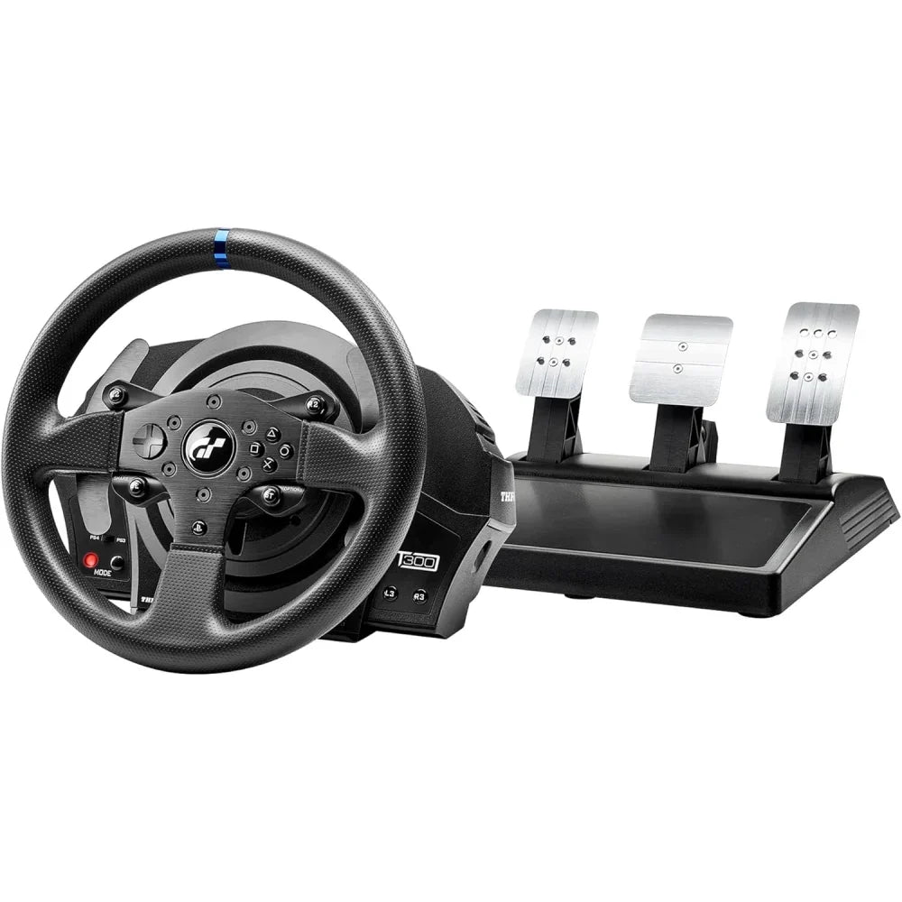 Volante de carreras T300 RS GT Edition Force Feedback 1080°, volante extraíble, 3 pedales, USB, compatible con PC, PS4 y PS5