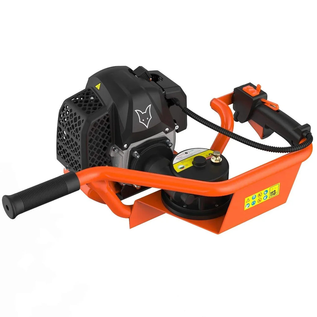 Motoperforadora de gasolina Fuxtec FX-EB152, 3 HP, 3 brocas de 100, 150 y 200 mm, ventana de control de aceite única, ahoyadora