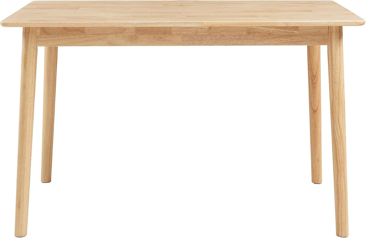 [en.casa] Stół do jadalni Klijori stół kuchenny dla 6 osób, 140 x 70 x 74 cm, stół do jadalni, kuchni, salonu, prostokątny, drewno, naturalne