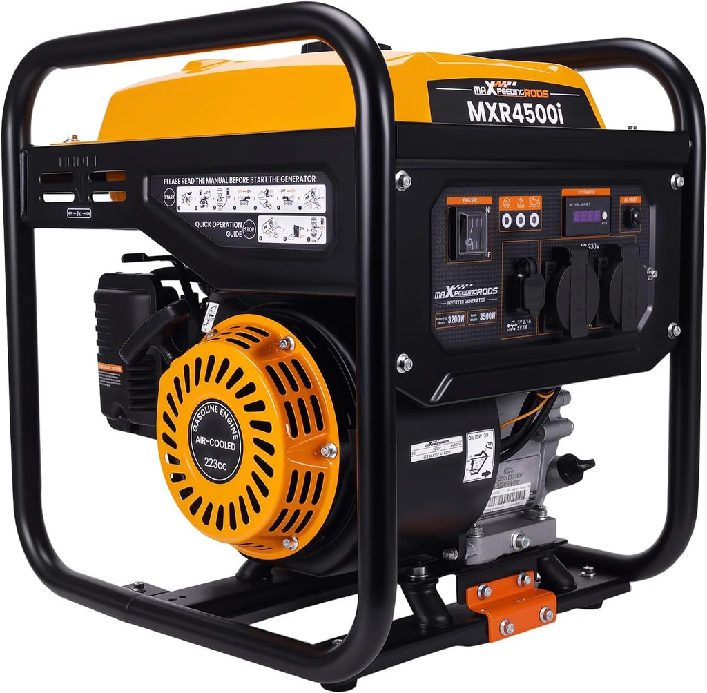 maXpeedingrods Inwerterowy generator prądu 3500 W benzynowy