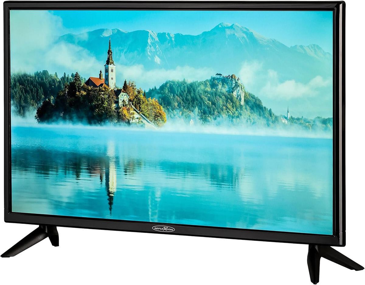 Televisor Smart LED REFLEXION LED24IBT, LG webOSHub, 60 cm / 24 pulgadas, TV para caravana/autocaravana/camping/caravana/barco/camión, 12/230 voltios, Full HD, triple sintonizador, DVB-T2HD, DVB-S2, DVB-C, Bluetooth, WLAN