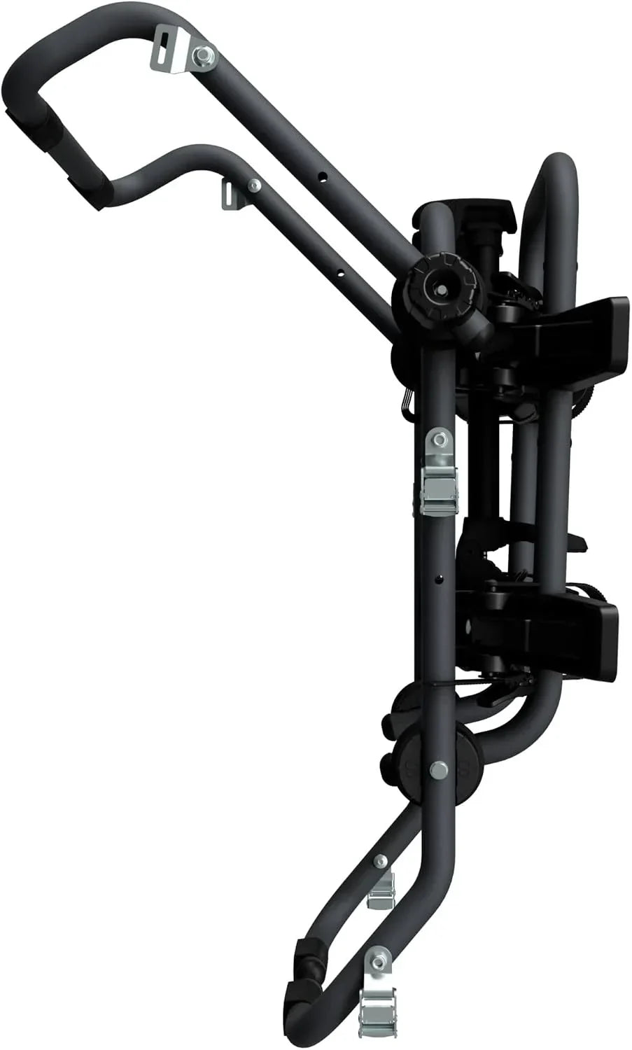 Portabicicletas trasero 10444 para 2 bicicletas de 12-29 pulgadas hasta 45 kg, plegable, acero, soporte de cuadro bloqueable