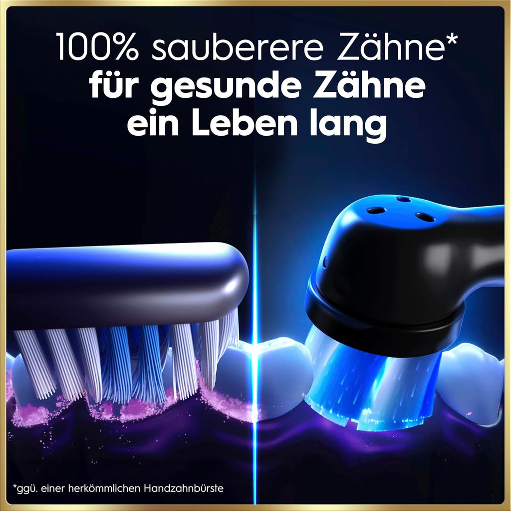 Cepillo de dientes eléctrico Oral-B iO Series 9, incluye 1 cabezal, 7 modos de cuidado bucal, ganador del test CHIP (11/25), diseñado por Braun, azul oscuro