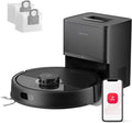 Roborock Q7 L5+ Robot Aspirador y Fregasuelos con Estación, Succión de 8000 Pa, Vaciado Automático, 3 niveles de agua, Doble sistema antienredos, Navegación LiDAR, Ideal para pelo de mascotas/alfombras, App