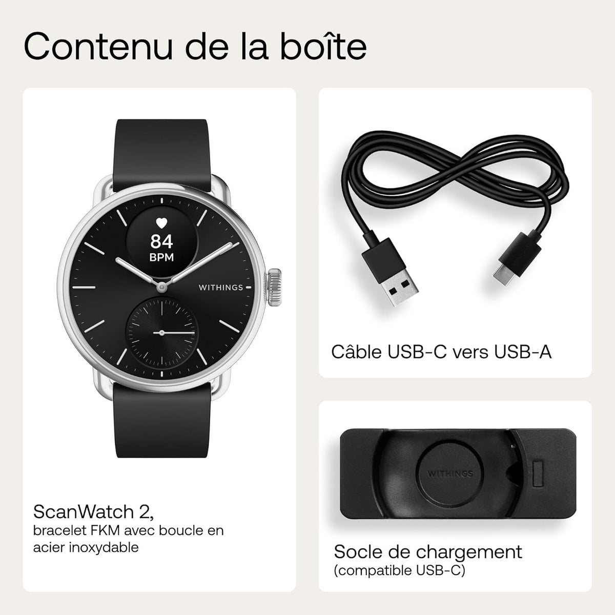 WITHINGS ScanWatch 2 Reloj inteligente
