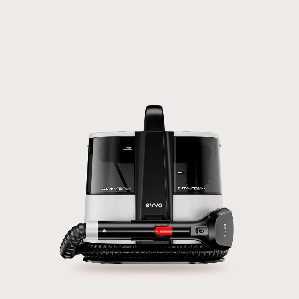 EVVO AM65 wydajny środek do czyszczenia dywanów i tapicerki o mocy 600 W, odkurzacz wodny do tapicerki, sof i samochodów, urządzenie do czyszczenia tapicerki z funkcją spryskiwania i ssania, oddzielne