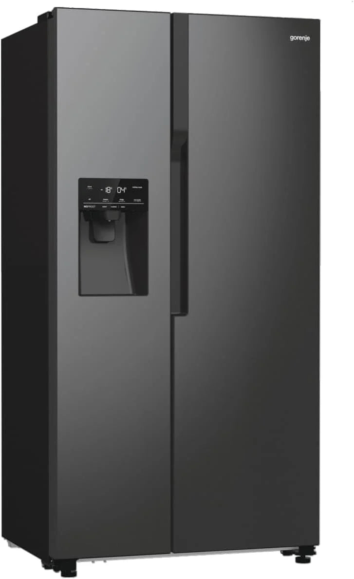 Gorenje NRR9185ESBXL Side by Side lodówko-zamrażarka, stal nierdzewna, kolor czarny