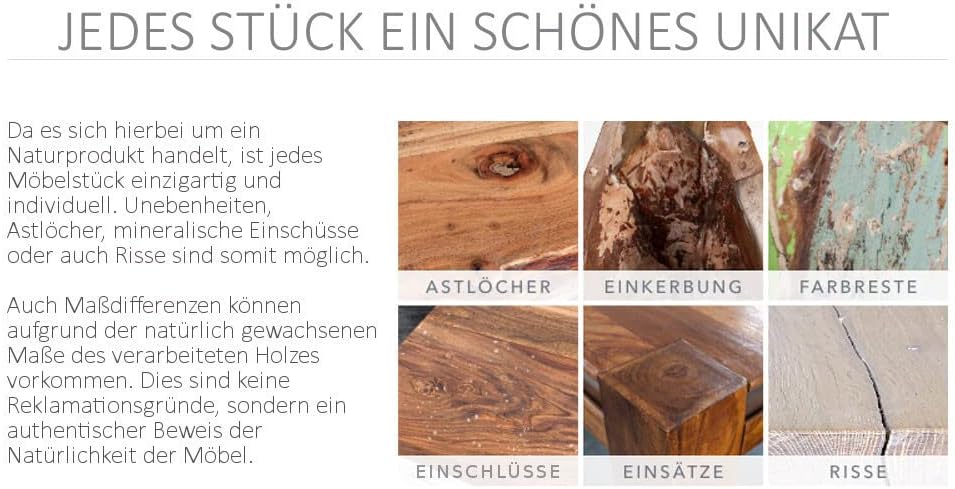 riess-ambiente.de Mesa de jardín resistente a la intemperie Empire Teak 180cm, mesa de comedor para exteriores de madera maciza de teca, mesa de comedor maciza para tu jardín