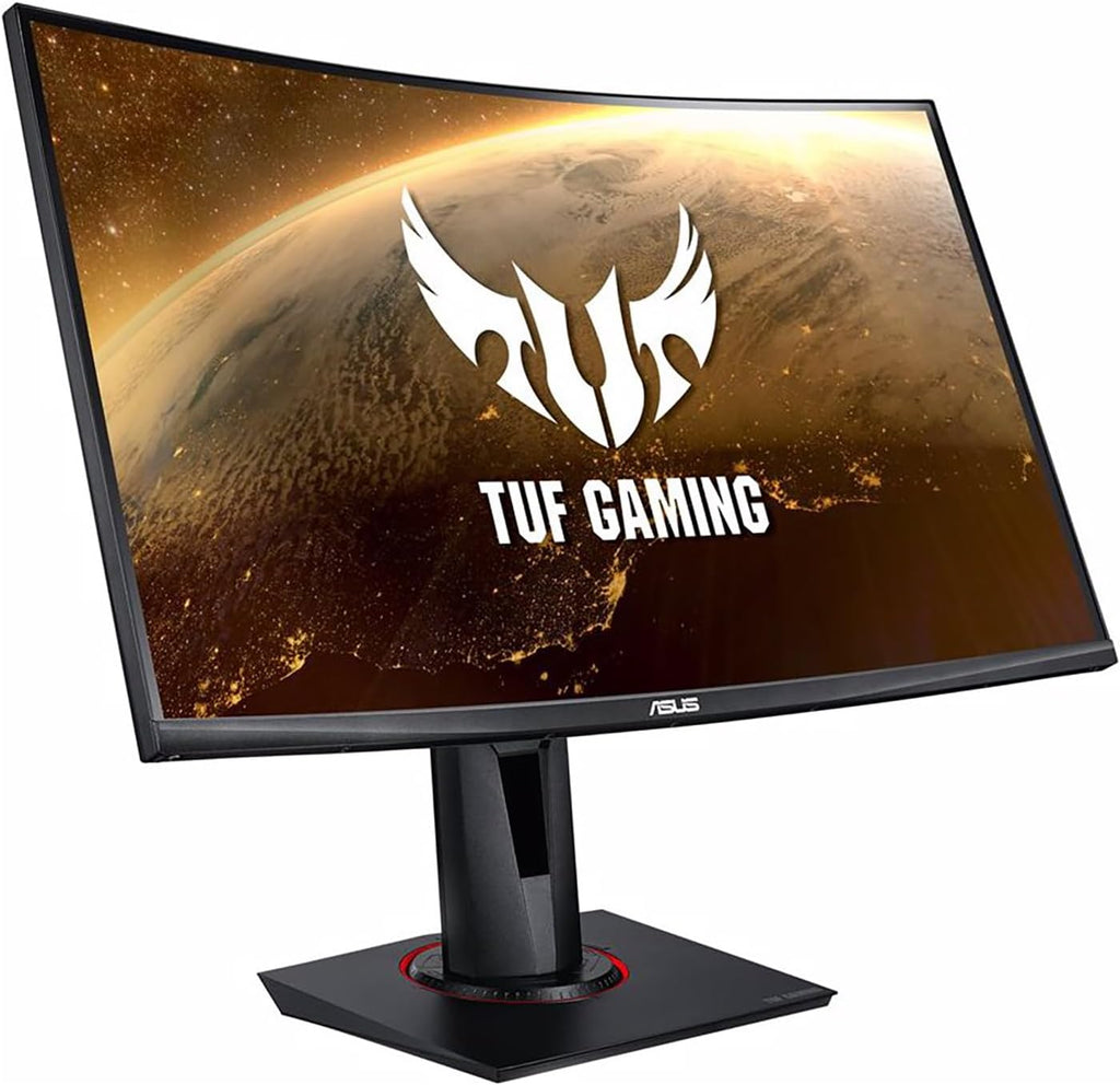 ASUS TUF Gaming VG24VQE - Monitor gaming de 23,6" FHD - Panel VA curvo - 1ms - 165Hz - 1920x1080 - 250cd/m² - 1x DP y 2x HDMI - ELMB - AMD FreeSync Premium - Altavoces - Shadow Boost