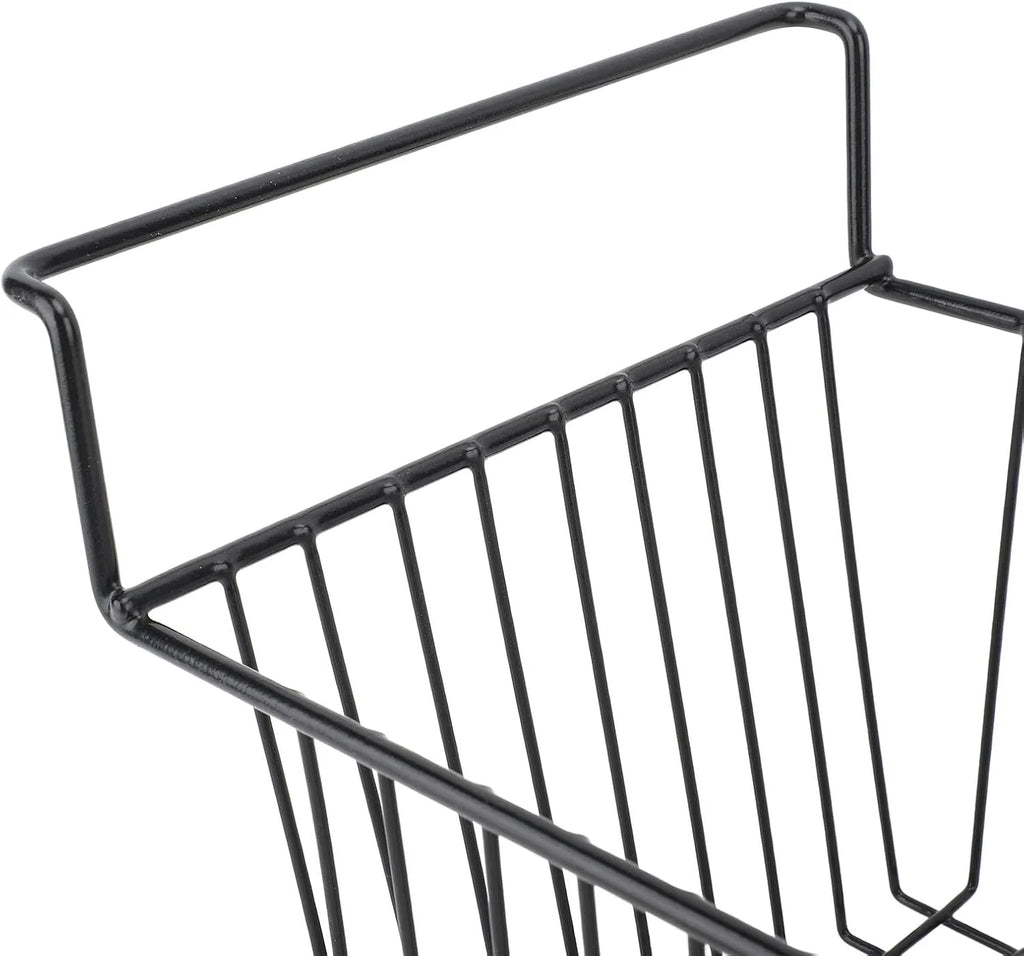 Pojemniki do Zamrażarki, Domowe Pojemniki do Lodówki Zamrażarka Skrzyniowa Regał do Przechowywania Metalowe Kosze Druciane 2 szt. Pojemników do (Dł. 63 cm X szer. 27 cm X wys. 29