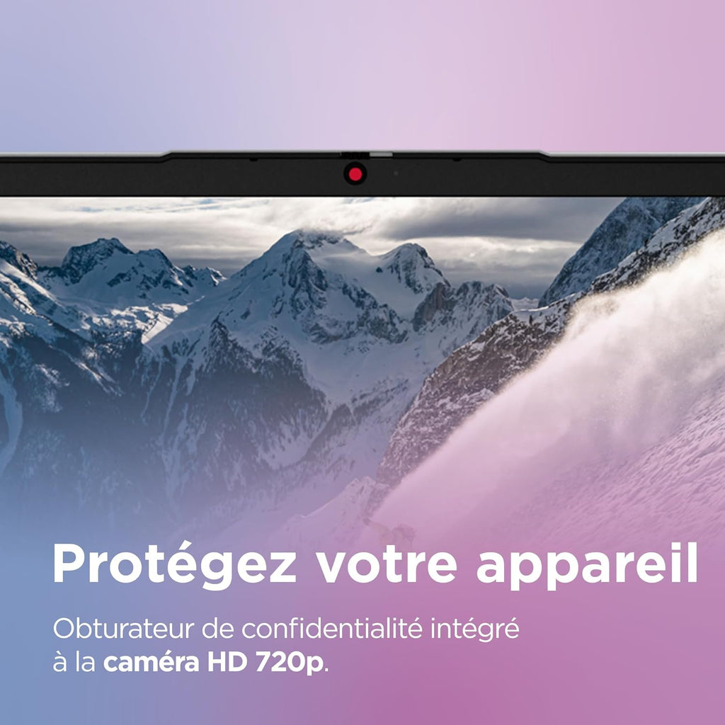 Lenovo IdeaPad 1 15AMN7 - Ordenador portátil 15.6'' FHD (AMD Ryzen 5 7520U, 16 GB RAM, 512 GB SSD, Gráficos AMD Radeon 610M, Windows 11 Home) Teclado francés AZERTY - Gris
