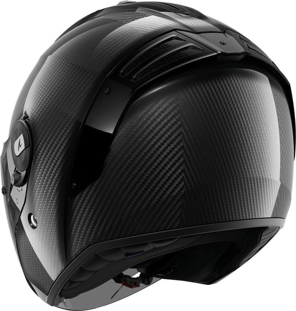 SHARK, Casco de moto tipo jet RS Jet Full Carbon Antracita Carbono Dad, L